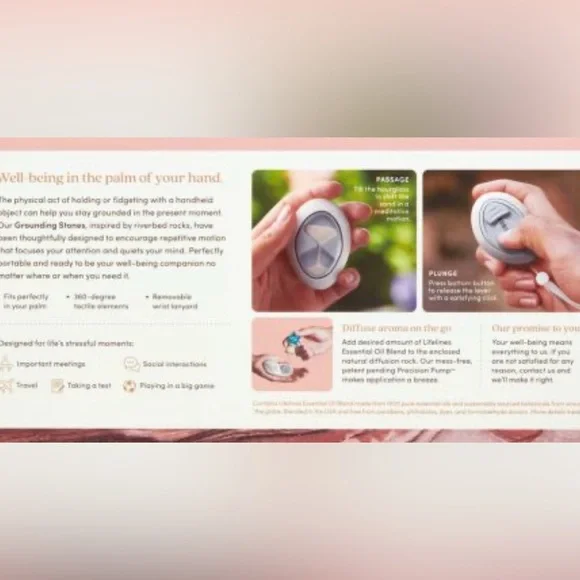 Grounding Stones Motion Fidget Collection - Gray and Blue - Picture 2 of 6